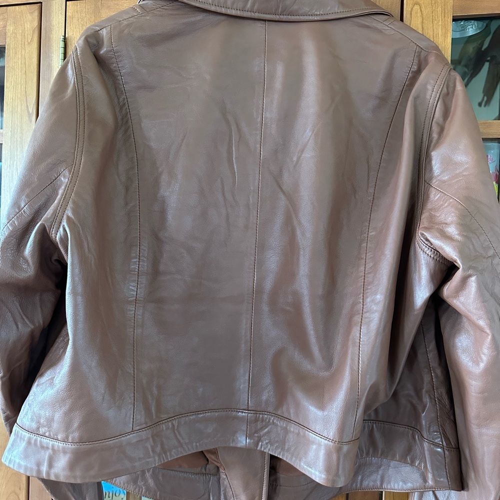 Able Maha Leather Jacket, Whiskey, 1X, NWT! - Picture 6 of 6